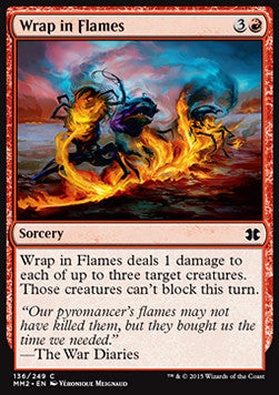 Wrap in Flames - Modern Masters 2015 (Common) [MM2-136]