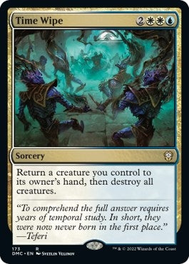 Image for Time Wipe (Commander: Dominaria United) (173) - Magic: The Gathering