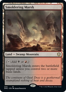 Image for Smoldering Marsh (Commander: Dominaria United) (234) - Magic: The Gathering