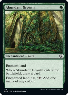 Image for Abundant Growth (Commander: Dominaria United) (128) - Magic: The Gathering