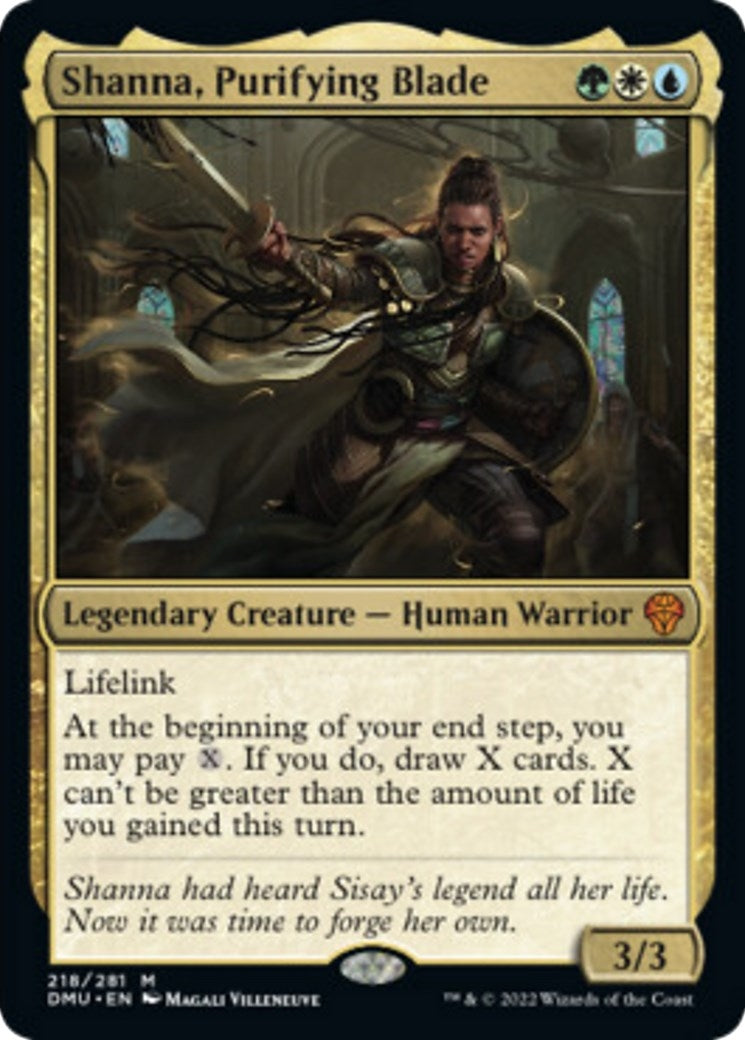 Image for Shanna, Purifying Blade (Dominaria United) (218) - Magic: The Gathering