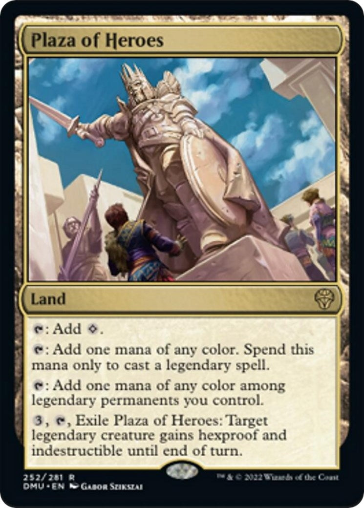 Image for Plaza of Heroes (Dominaria United) (252) - Magic: The Gathering
