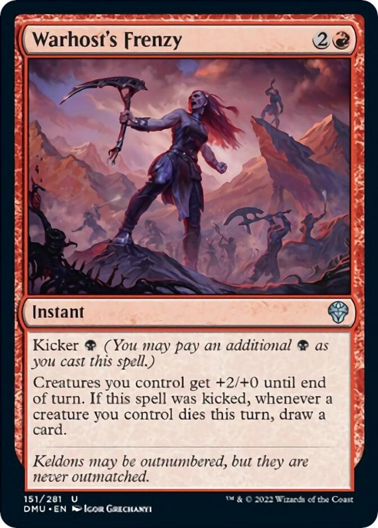 Image for Warhost's Frenzy (Dominaria United) (151) - Magic: The Gathering