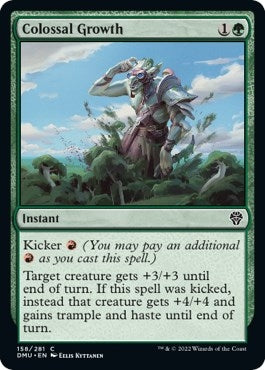 Image for Colossal Growth (Dominaria United) (158) - Magic: The Gathering