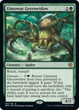 Image for Llanowar Greenwidow (Dominaria United) (169) - Magic: The Gathering