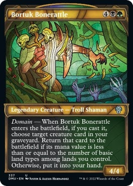 Image for Bortuk Bonerattle (Textured Foil) (Dominaria United) (337) - Magic: The Gathering