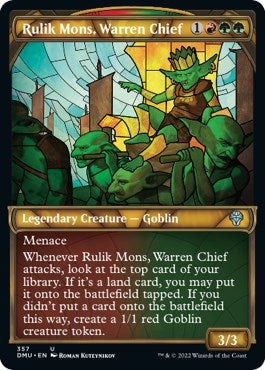 Image for Rulik Mons, Warren Chief (Textured Foil) (Dominaria United) (357) - Magic: The Gathering