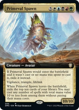 Image for Primeval Spawn (Extended Art) (Commander: Dominaria United) (89) - Magic: The Gathering