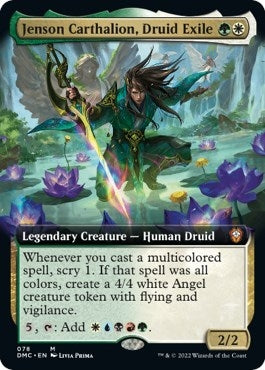Image for Jenson Carthalion, Druid Exile (Extended Art) (Commander: Dominaria United) (78) - Magic: The Gathering