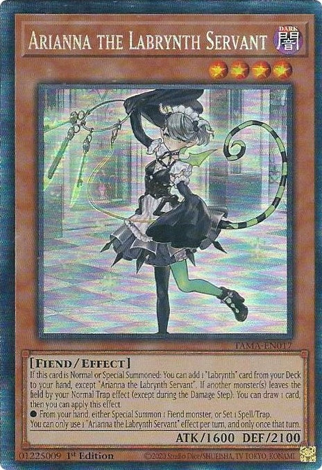 Image for Arianna the Labrynth Servant (CR) (Tactical Masters) (TAMA-EN017) - YuGiOh