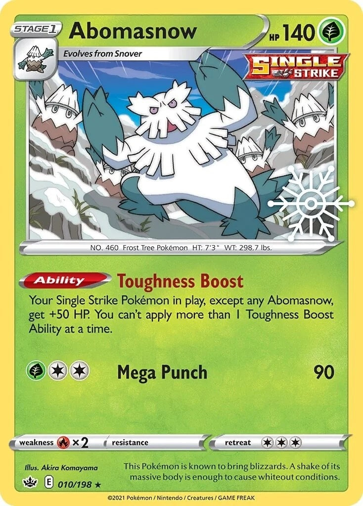 Image for Abomasnow - 010/198 (Holiday Calendar) (Miscellaneous Cards & Products) (010/198) - Pokemon