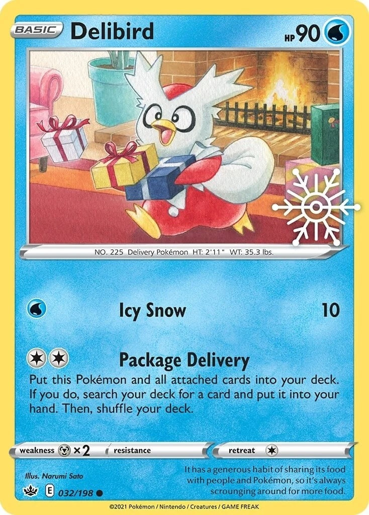 Image for Delibird - 032/198 (Holiday Calendar) (Miscellaneous Cards & Products) (032/198) - Pokemon