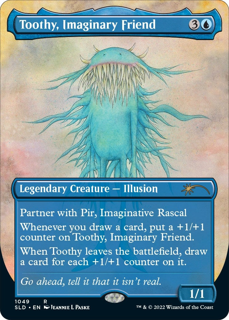Image for Toothy, Imaginary Friend (Borderless) (Secret Lair Drop Series) (1049) - Magic: The Gathering