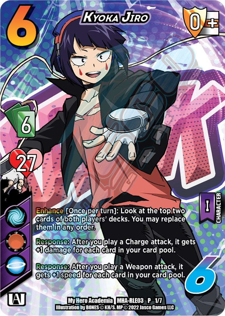 Image for Kyoka Jiro (Regional License Exam 2022) (UniVersus: My Hero Academia Promo Cards) (MHA-RLE03 P 1/7) - UniVersus