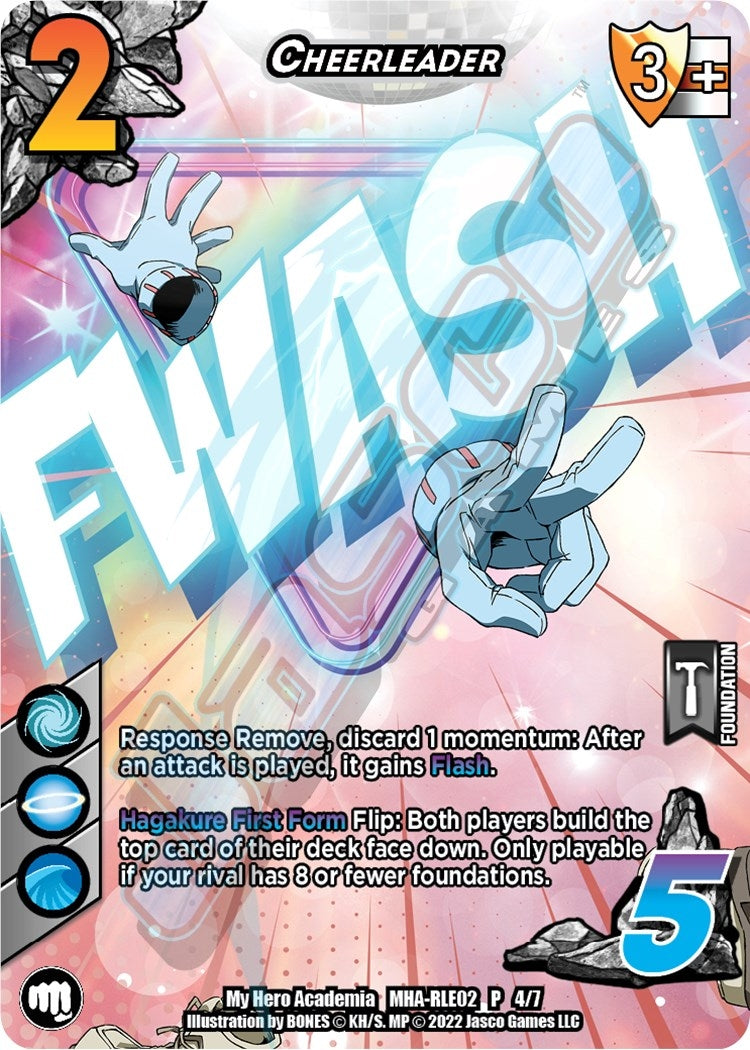 Image for Cheerleader (Regional License Exam 2022) (UniVersus: My Hero Academia Promo Cards) (MHA-RLE02 P 4/7) - UniVersus