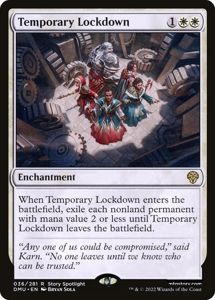 Image for Temporary Lockdown (Dominaria United) (36) - Magic: The Gathering