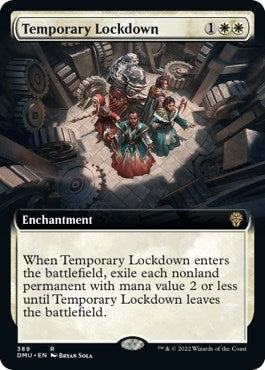 Image for Temporary Lockdown (Extended Art) (Dominaria United) (389) - Magic: The Gathering
