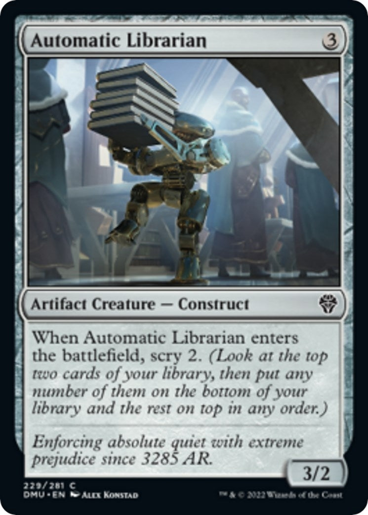 Image for Automatic Librarian (Dominaria United) (229) - Magic: The Gathering