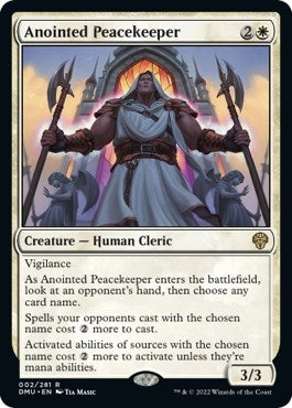 Image for Anointed Peacekeeper (Dominaria United) (2) - Magic: The Gathering
