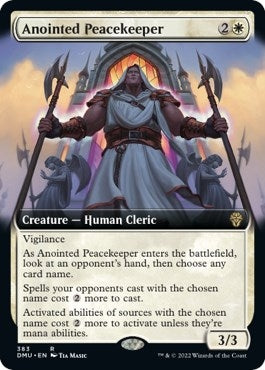 Image for Anointed Peacekeeper (Extended Art) (Dominaria United) (383) - Magic: The Gathering