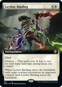 Image for Leyline Binding (Extended Art) (Dominaria United) (387) - Magic: The Gathering