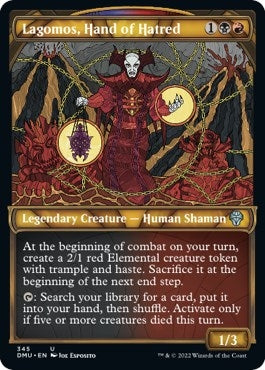 Image for Lagomos, Hand of Hatred (Textured Foil) (Dominaria United) (345) - Magic: The Gathering