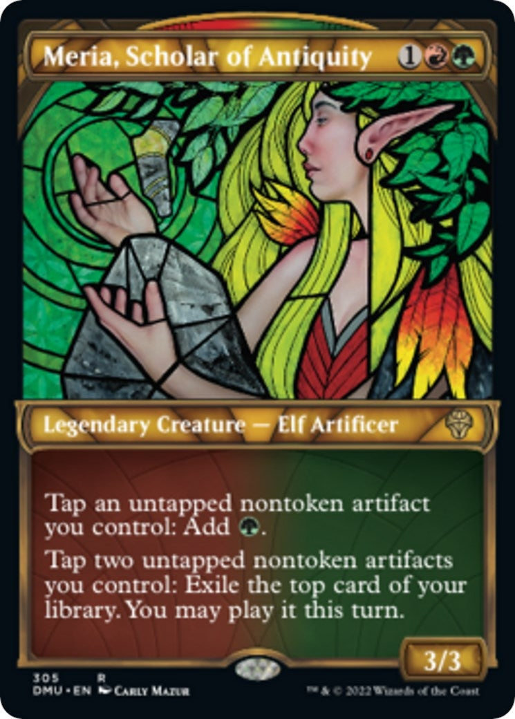 Image for Meria, Scholar of Antiquity (Showcase) (Dominaria United) (305) - Magic: The Gathering