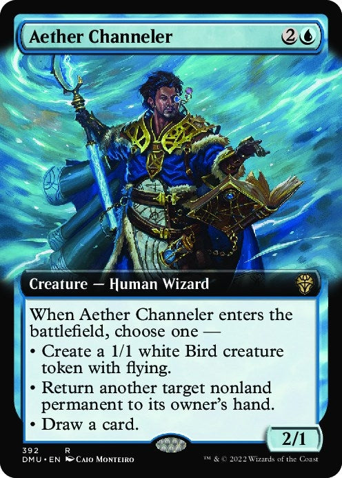 Image for Aether Channeler (Extended Art) (Dominaria United) (392) - Magic: The Gathering
