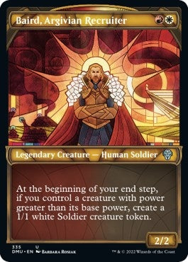 Image for Baird, Argivian Recruiter (Textured Foil) (Dominaria United) (335) - Magic: The Gathering