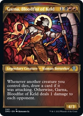 Image for Garna, Bloodfist of Keld (Textured Foil) (Dominaria United) (340) - Magic: The Gathering