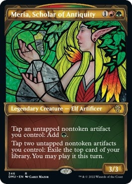 Image for Meria, Scholar of Antiquity (Textured Foil) (Dominaria United) (346) - Magic: The Gathering