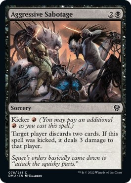 Image for Aggressive Sabotage (Dominaria United) (78) - Magic: The Gathering