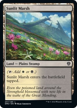 Image for Sunlit Marsh (Dominaria United) (257) - Magic: The Gathering