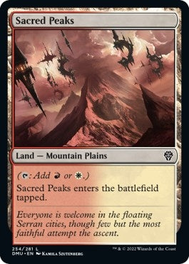 Image for Sacred Peaks (Dominaria United) (254) - Magic: The Gathering
