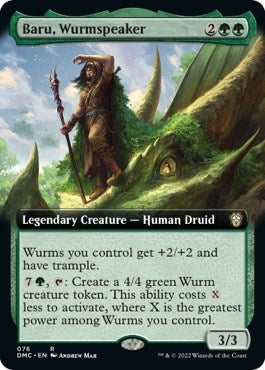 Image for Baru, Wurmspeaker (Extended Art) (Commander: Dominaria United) (76) - Magic: The Gathering
