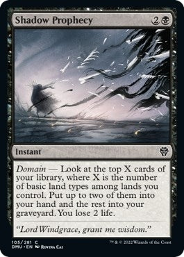 Image for Shadow Prophecy (Dominaria United) (105) - Magic: The Gathering