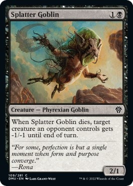 Image for Splatter Goblin (Dominaria United) (109) - Magic: The Gathering