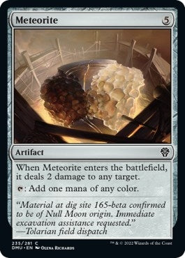 Image for Meteorite (Dominaria United) (235) - Magic: The Gathering