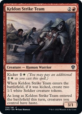 Image for Keldon Strike Team (Dominaria United) (136) - Magic: The Gathering