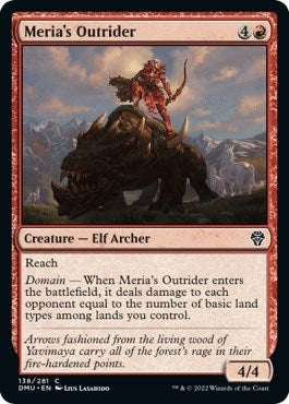 Image for Meria's Outrider (Dominaria United) (138) - Magic: The Gathering