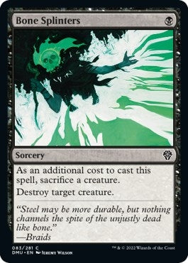 Image for Bone Splinters (Dominaria United) (83) - Magic: The Gathering
