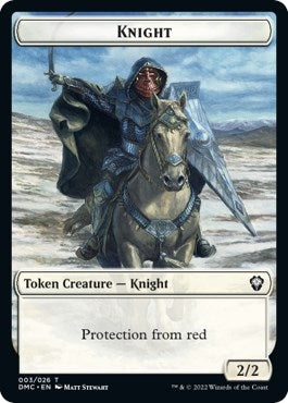 Image for Knight Token (Commander: Dominaria United) (3) - Magic: The Gathering