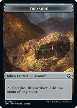 Image for Treasure Token (Commander: Dominaria United) (24) - Magic: The Gathering