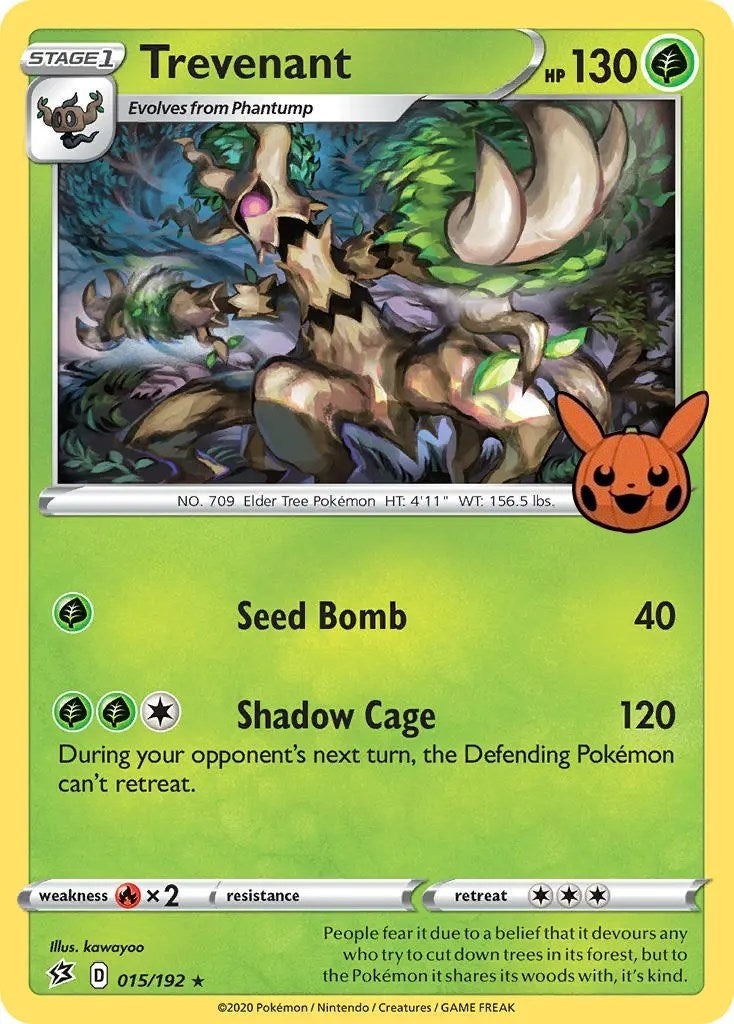 Image for Trevenant (Trick or Trade BOOster Bundle) (015/192) - Pokemon
