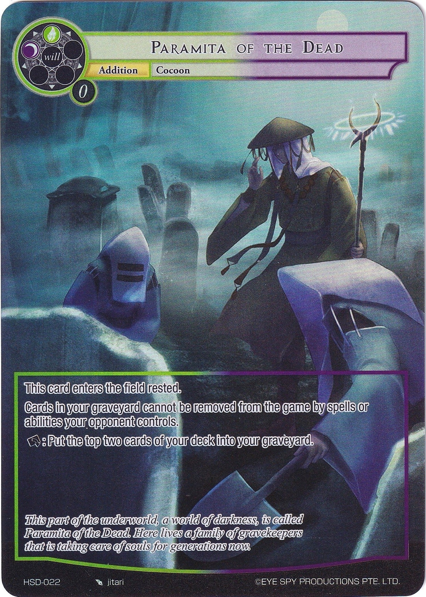 Image for Paramita of the Dead (Full Art) (Hero Cluster Starter Decks) (HSD-022) - Force of Will
