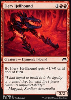 Fiery Hellhound - Magic Origins (Common) [ORI-284]