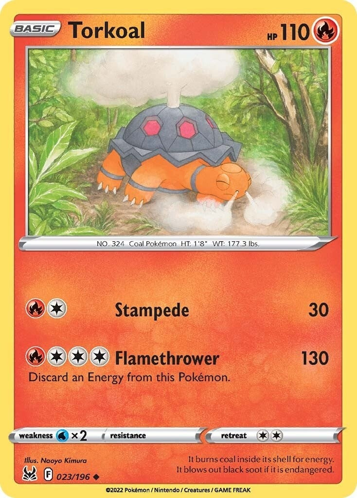 Image for Torkoal (SWSH11: Lost Origin) (023/196) - Pokemon