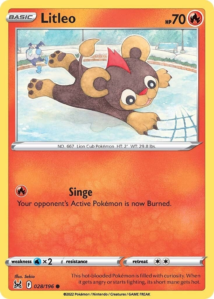 Image for Litleo (SWSH11: Lost Origin) (028/196) - Pokemon