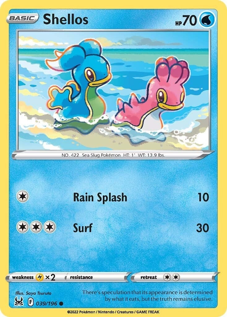 Image for Shellos (SWSH11: Lost Origin) (039/196) - Pokemon