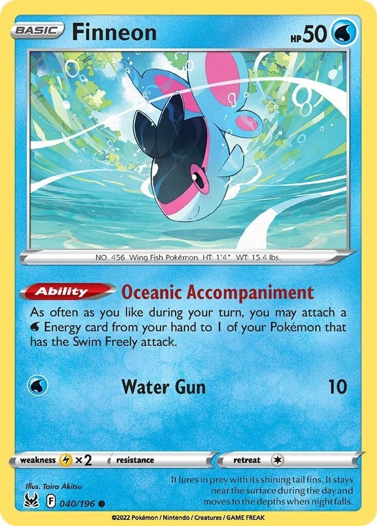 Image for Finneon (SWSH11: Lost Origin) (040/196) - Pokemon